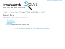 Tablet Screenshot of instantsolve.net